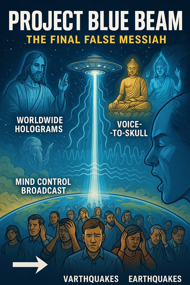 drew_ponder's tweet photo. Project Blue Beam: The Final False Messiah
#ProjectBlueBeam #FalseMessiah #Hologram #Mindcontroltech
Full Article:
https://t.co/gatNsg8t7q https://t.co/DEGcrDpQ0m