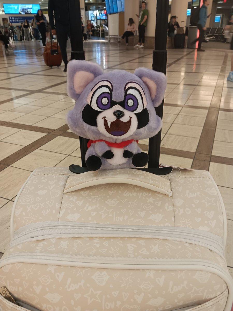 Rambley here all ready to board Molly's joyride to Atlanta!