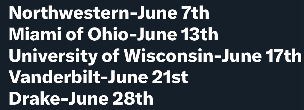 Looking forward to a packed summer camp schedule on the road!!
<a href="/CoachKyleKempt/">Kyle Kempt</a> <a href="/AdamCox38/">Adam Cox</a> <a href="/CoachJoeWoodley/">Coach Joe Woodley</a>
<a href="/TimBeckFB/">Tim Beck</a> <a href="/NickyV05/">Nik Valdiserri</a> <a href="/CoachLujan/">Zach Lujan</a>
<a href="/CoachGuiton/">Kenny G.</a> <a href="/PatLambert13/">Pat Lambert</a>
<a href="/CoachWelshMiami/">Patrick Welsh</a> <a href="/scoutsfootball1/">Go Scouts Football</a>
<a href="/247Sports/">247Sports</a> <a href="/Rivals/">Rivals</a> <a href="/PrepRedzoneIL/">Prep Redzone Illinois</a> <a href="/qbwon/">QBWON</a> <a href="/QBHitList/">QBHitList.com</a> <a href="/EDGYTIM/">Timothy “EDGYTIM” OHalloran</a>
