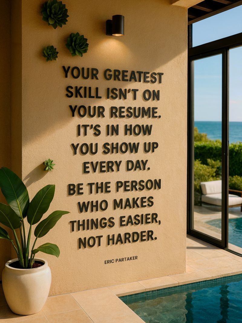 It is important to make things easier, but if we lose sight of our purpose, we risk becoming someone who simply takes the easy way out.