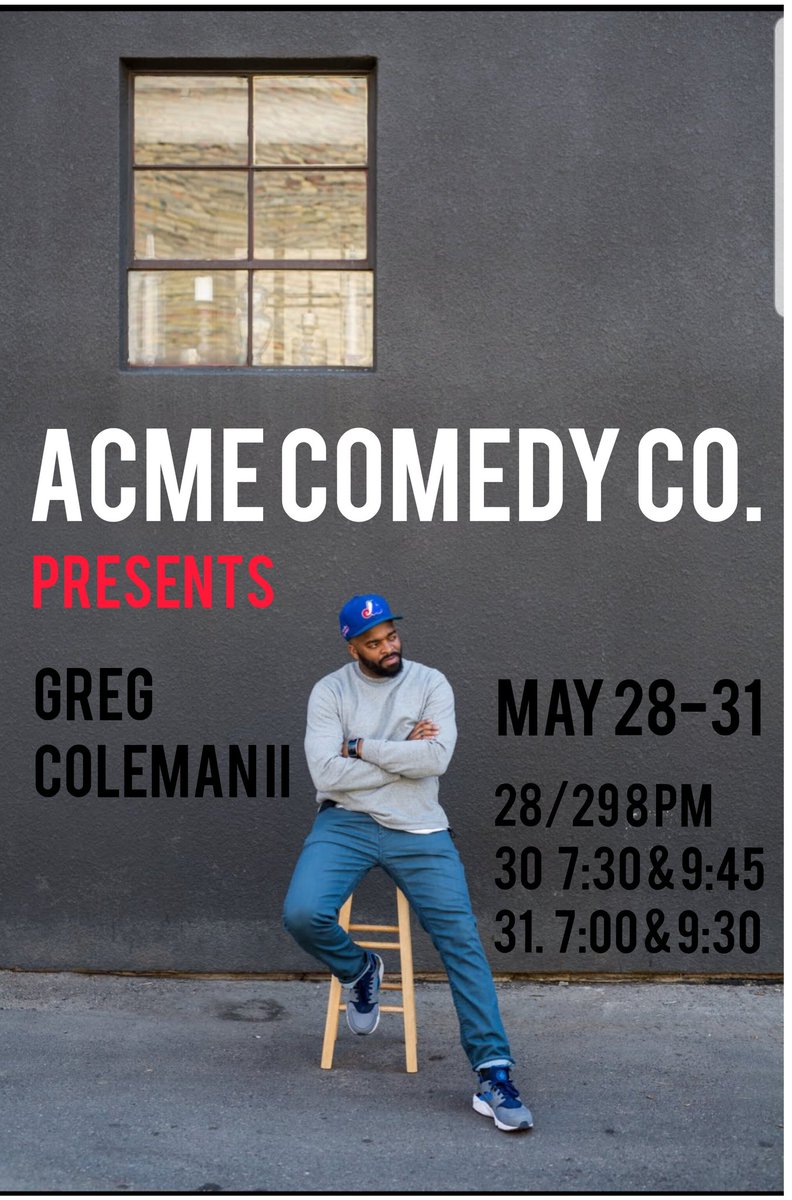 Home Stand. 
Tickets at <a href="/AcmeComedyCo/">Acme Comedy Company</a> .com