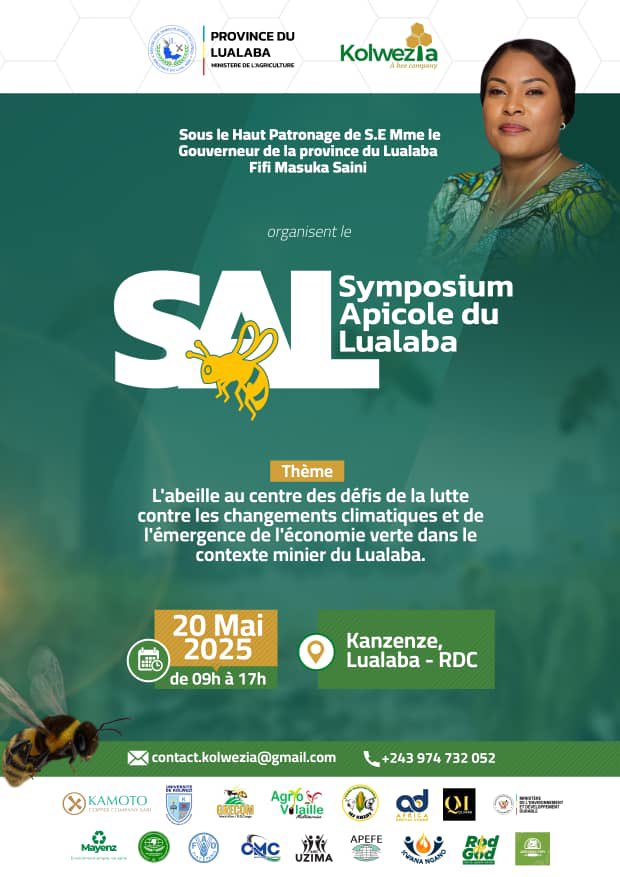 MutabaziMichae1's tweet photo. 20 mai 2025 
#Retour en #images sur la #participation de Kolwezia au symposium apicole du #Lualuaba
📹📸 https://t.co/0IqBGDnGNY
