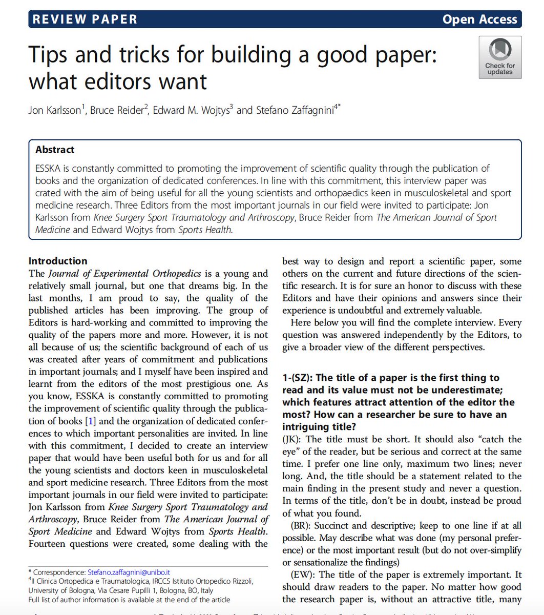 Razia Aliani (@raziaaliani) on Twitter photo Most researchers are gettng rejected for WRONG reasons
3 top editors revealed their internal review process..
Here's what I learned (Save & Repost) โคต๏ธ
๐ฌ๐ผ๐๐ฟ ๐๐ถ๐๐น๐ฒ ๐บ๐ฎ๐๐๐ฒ๐ฟ๐ ๐บ๐ผ๐ฟ๐ฒ ๐๐ต๐ฎ๐ป ๐๐ผ๐ ๐๐ต๐ถ๐ป๐ธ
โ 1 line max. No questions. Make it a statement about Most researchers are gettng rejected for WRONG reasons
3 top editors revealed their internal review process..
Here's what I learned (Save & Repost) โคต๏ธ
๐ฌ๐ผ๐๐ฟ ๐๐ถ๐๐น๐ฒ ๐บ๐ฎ๐๐๐ฒ๐ฟ๐ ๐บ๐ผ๐ฟ๐ฒ ๐๐ต๐ฎ๐ป ๐๐ผ๐ ๐๐ต๐ถ๐ป๐ธ
โ 1 line max. No questions. Make it a statement about