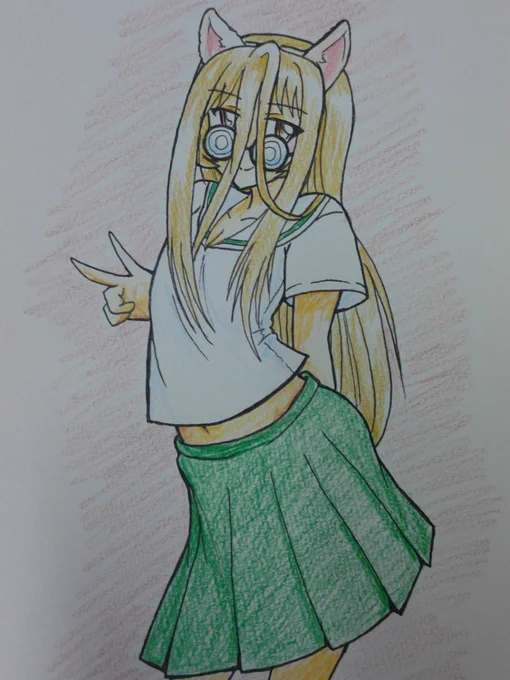 ねこにゃー誕生日おめでとう!簡単ですが描きました。#猫田舞生誕祭2025#ねこにゃー生誕祭2025 