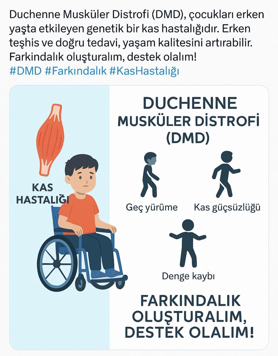 Sadece izlemeyin! DMD ilerliyor, biz durmadan mücadele ediyoruz. İlaca erişim istiyoruz! #deprem
#perşembe
#stoplsrael #DMDtedaviBekliyor <a href="/RTErdogan/">Recep Tayyip Erdoğan</a> <a href="/saglikbakanligi/">T.C. Sağlık Bakanlığı</a> <a href="/suayipbirinci/">Doç. Dr. Şuayıp Birinci</a>