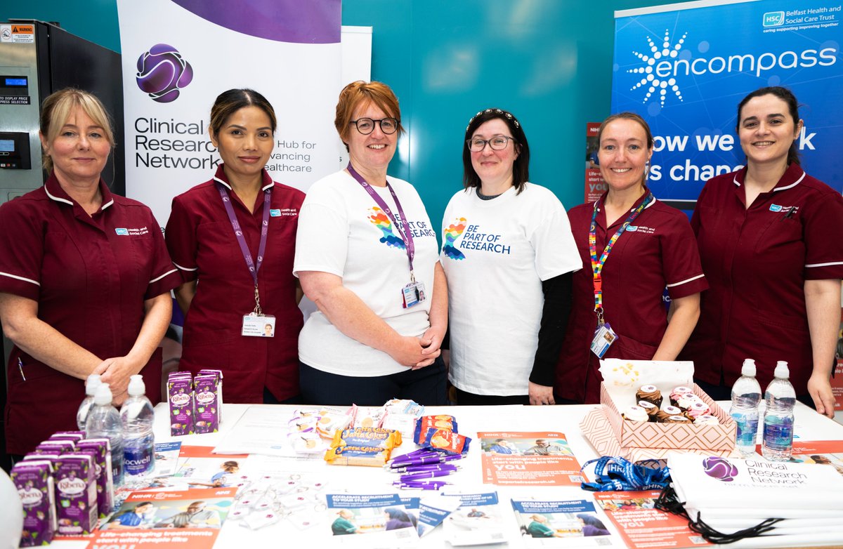We celebrated Clinical Trials Day in the Royal Victoria Hospital and Belfast City Hospital with the NI Clinical Trials Network. The was lots of information available on how you can Be Part of Research, along with some tasty treats!

Find out more: belfasttrust.hscni.net/2025/05/20/cli…