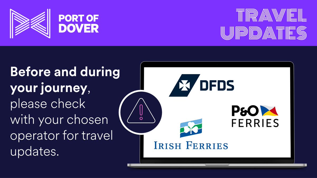 Port of Dover Travel (@pod_travelnews) on Twitter photo The bags are packed, the car is loaded and youโre ready to enjoy a few days off ๐คฉ Throughout your journey, please check your chosen ferry operator's website or social media for travel updates
<a href="/POferriesupdate/">P&O Ferries Travel Updates</a>
<a href="/Irish_Ferries/">Irish Ferries</a>
<a href="/DFDSLiveUpdates/">DFDS Live Travel Updates</a> The bags are packed, the car is loaded and youโre ready to enjoy a few days off ๐คฉ Throughout your journey, please check your chosen ferry operator's website or social media for travel updates
<a href="/POferriesupdate/">P&O Ferries Travel Updates</a>
<a href="/Irish_Ferries/">Irish Ferries</a>
<a href="/DFDSLiveUpdates/">DFDS Live Travel Updates</a>