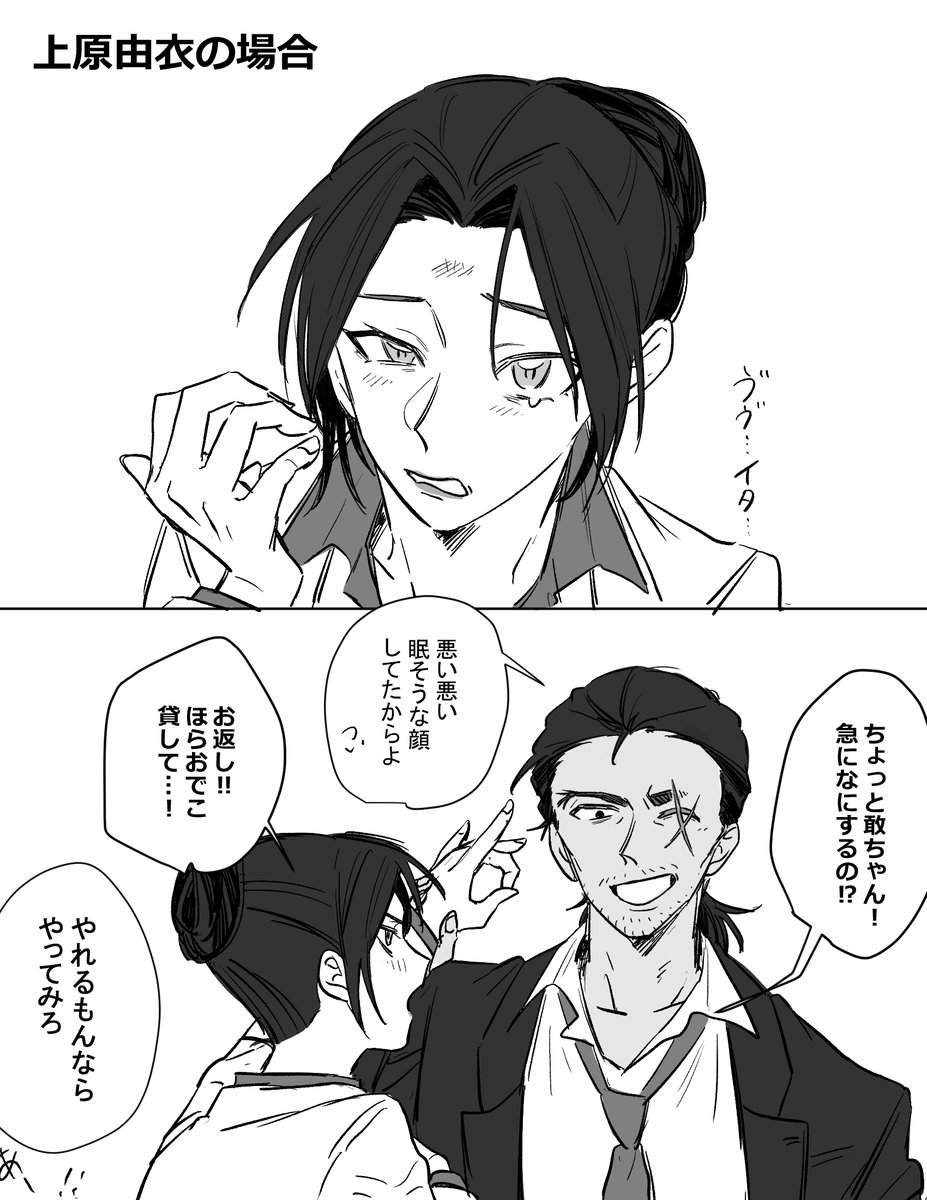 徹夜高にデコピンしたら訴えてきそう