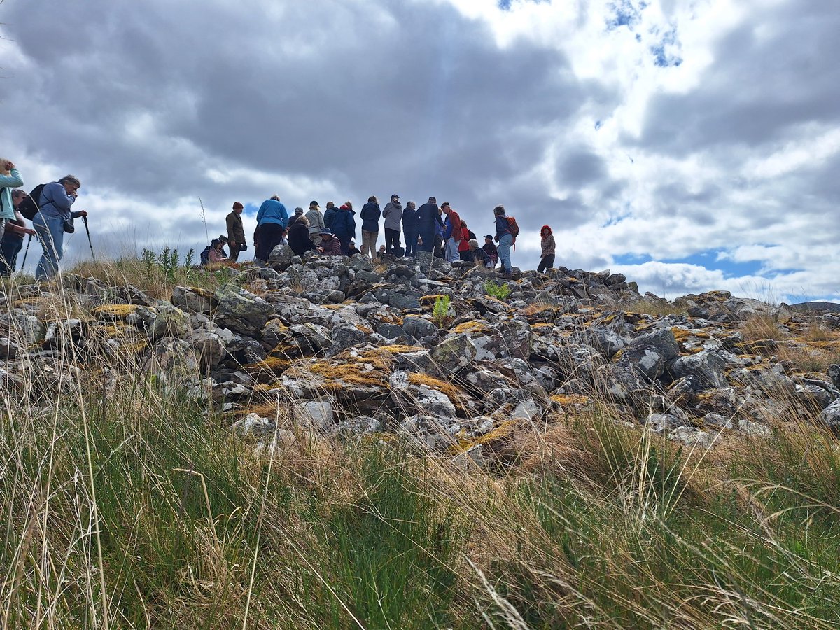 CluthaArchaeo's tweet image. Day two of @ArchScot Summer School at Bro(a)th. @NosasBlog