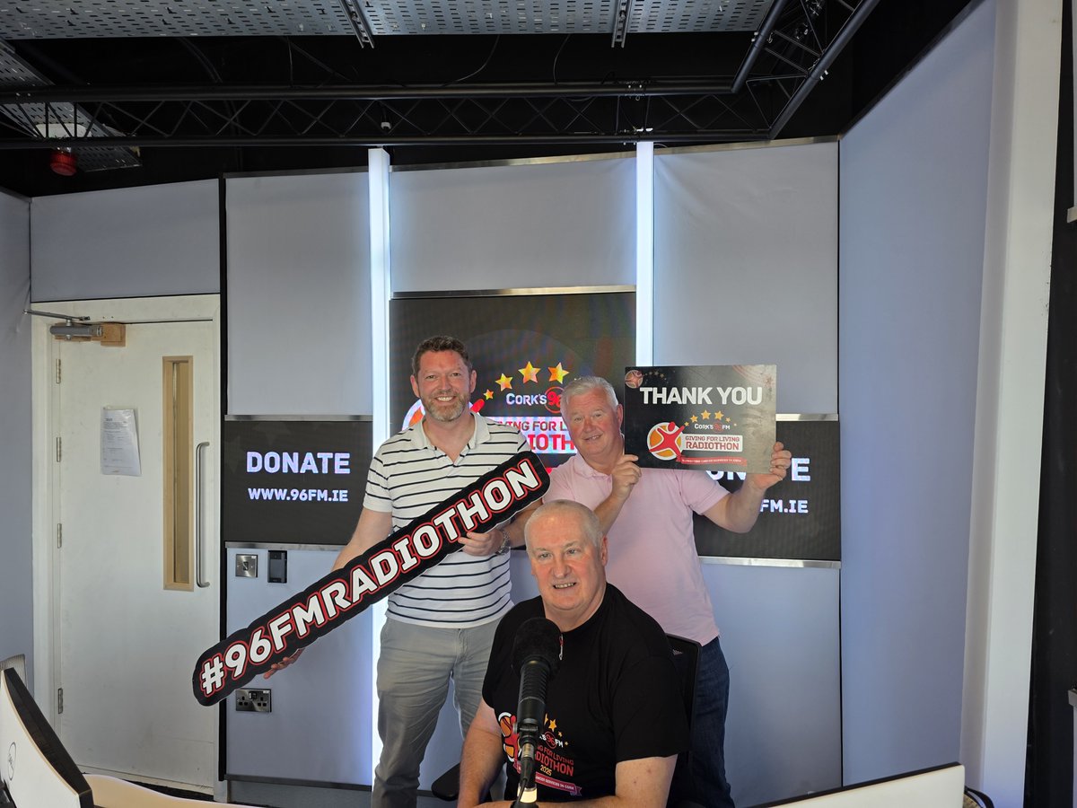 96fm Opinion Line (@opinionline96) on Twitter photo LIVE IN STUDIO <a href="/pjcoogan/">PJ Coogan</a> <a href="/PaulByrne_1/">Paul Byrne</a> <a href="/Stephenteap/">ππ₯ππ‘πππ ππππ‘</a> for #96fmRadiothon LIVE IN STUDIO <a href="/pjcoogan/">PJ Coogan</a> <a href="/PaulByrne_1/">Paul Byrne</a> <a href="/Stephenteap/">ππ₯ππ‘πππ ππππ‘</a> for #96fmRadiothon