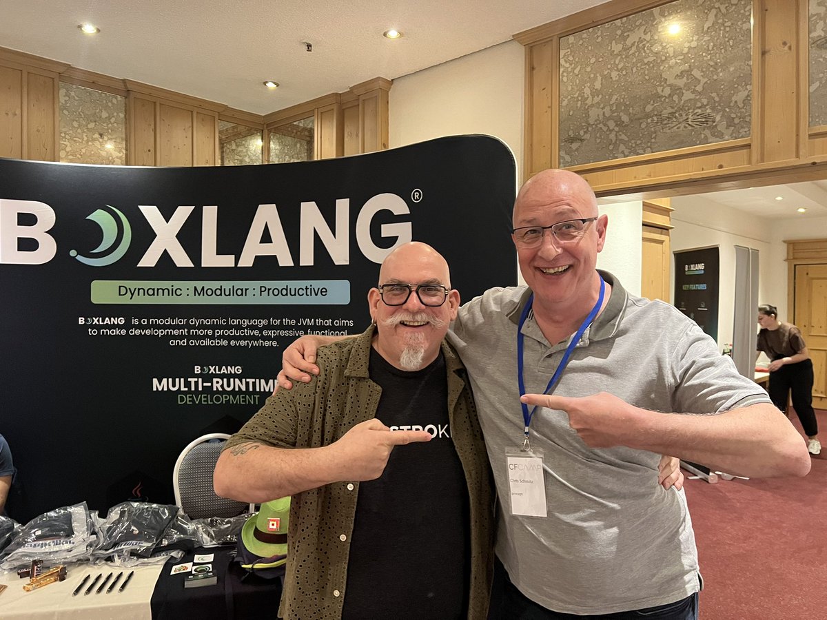 cf_camp's tweet image. Mark and Chris just doing their thing 
#CFCamp2025 #CFML