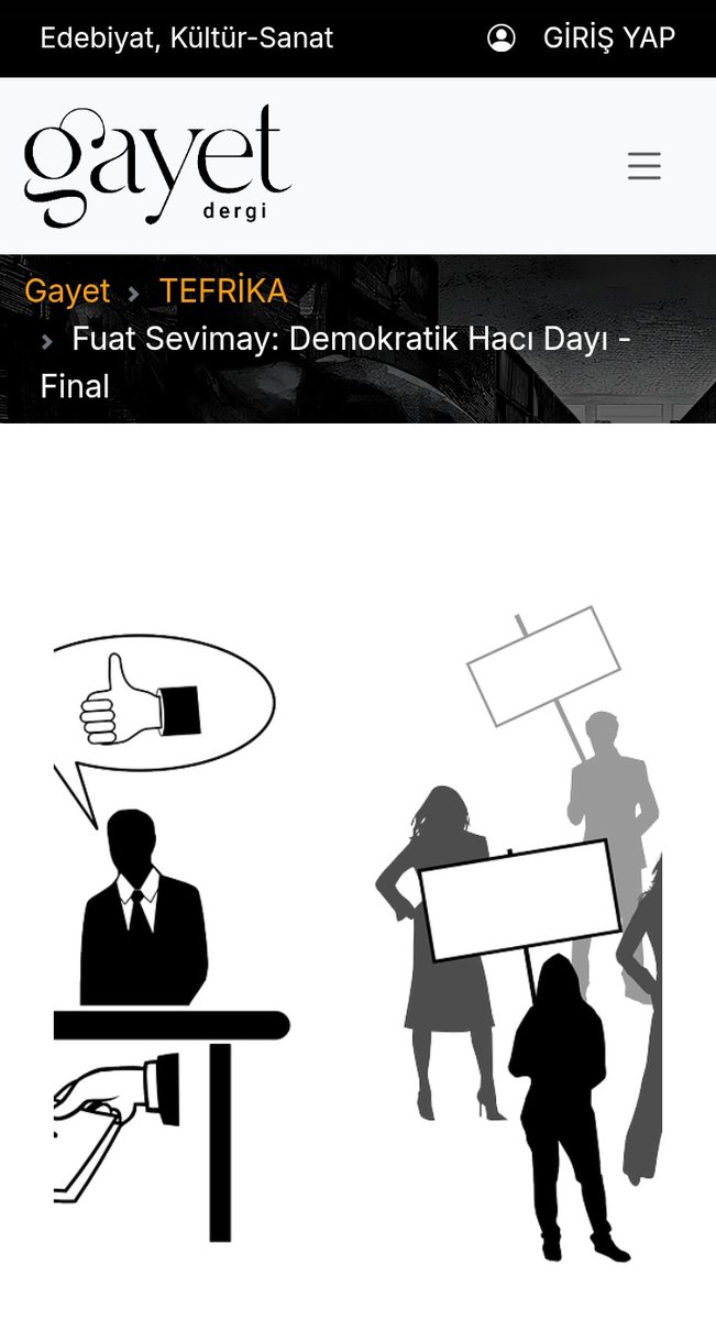Gayet Dergi (@gayetdergi) on Twitter photo <a href="/fuat_sevimay/">Fuat Sevimay</a> tefrikası Demokratik Hacı Dayı son bölümüyle sizlerle ➡ gayetdergi.com/article/fuat-s… <a href="/fuat_sevimay/">Fuat Sevimay</a> tefrikası Demokratik Hacı Dayı son bölümüyle sizlerle ➡ gayetdergi.com/article/fuat-s…