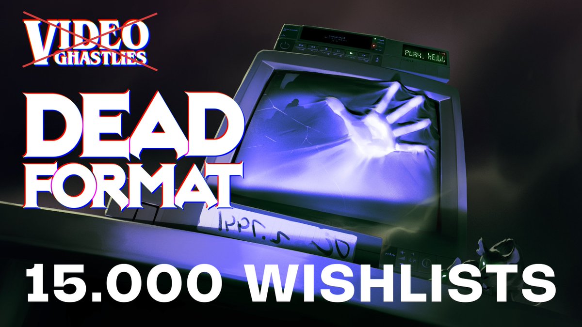 oro_interactive's tweet image. Video Ghastlies is no more... Long live Dead Format! An official name change has been done to improve readability and shareability.
Also, we're excited to announce that the game has also hit 15.000 wishlists in its first month.
Congratulations @KatanalevyGames