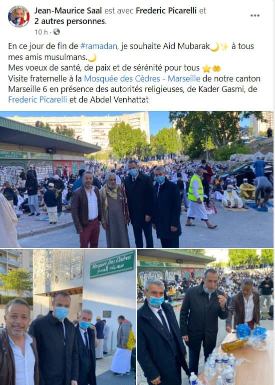 Stéphane Ravier (@stephane_ravier) on Twitter photo Merci à <a href="/MarionBareille/">Marion Bareille</a> de lutter contre l'islamisme ! Elle ferait bien d'en informer ses adjoints qui vont faire la fête dans une mosquée connue pour accueillir des prédicateurs fichés S 🥸 Merci à <a href="/MarionBareille/">Marion Bareille</a> de lutter contre l'islamisme ! Elle ferait bien d'en informer ses adjoints qui vont faire la fête dans une mosquée connue pour accueillir des prédicateurs fichés S 🥸