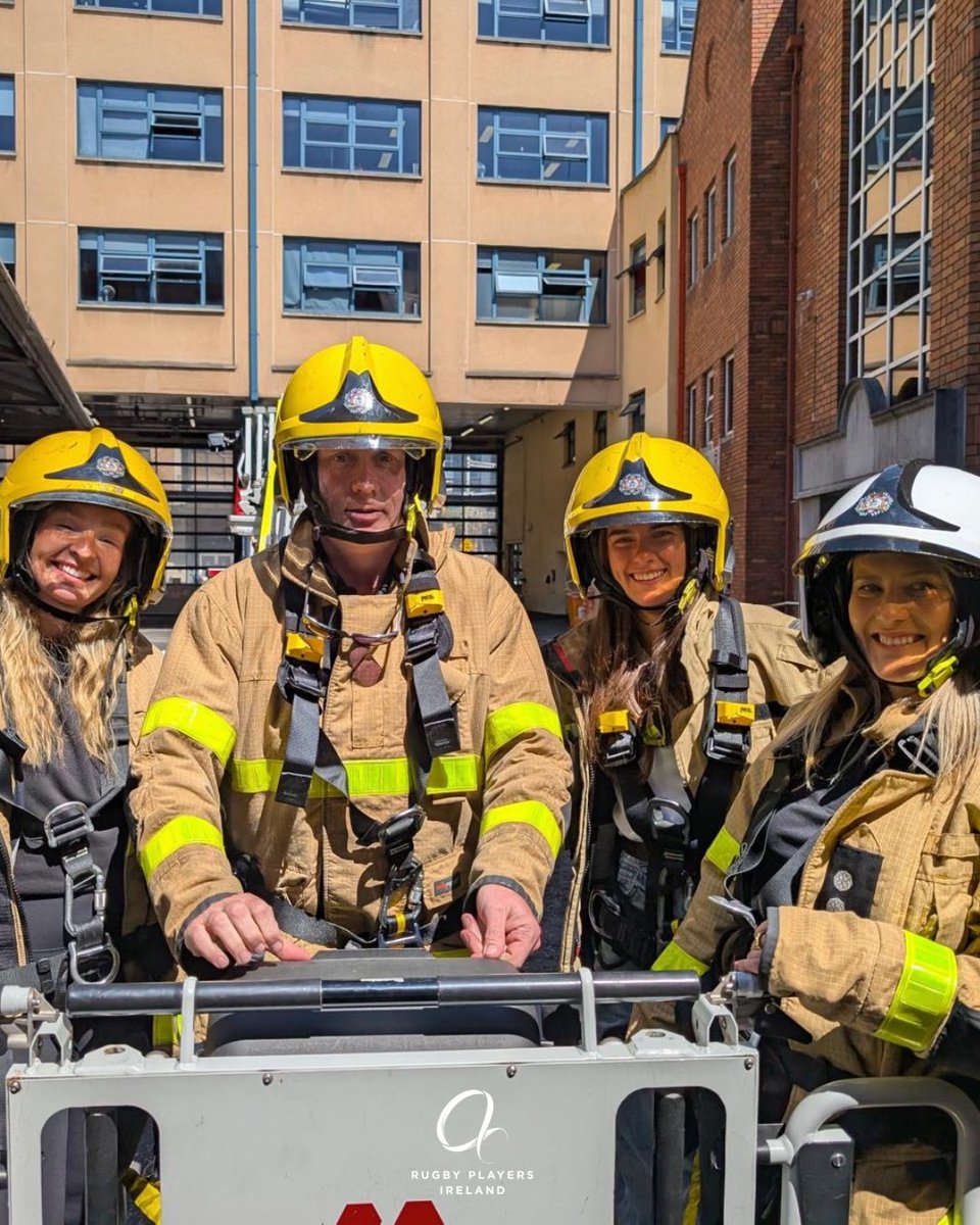 RugbyPlayersIreland (@rugbyplayersire) on Twitter photo A huge thank you to <a href="/DubFireBrigade/">Dublin Fire Brigade</a> for welcoming our members to HQ and giving an inspiring glimpse into life as a Firefighter/Paramedic๐งโ๐
Their recruitment campaign runs until Friday, May 30.
#MoreThanAPlayer A huge thank you to <a href="/DubFireBrigade/">Dublin Fire Brigade</a> for welcoming our members to HQ and giving an inspiring glimpse into life as a Firefighter/Paramedic๐งโ๐
Their recruitment campaign runs until Friday, May 30.
#MoreThanAPlayer