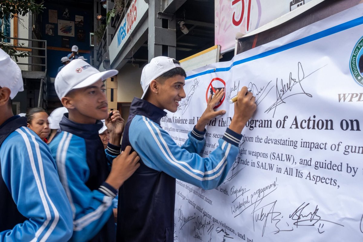 Thank you to all the incredible youth who participated in the “Voices for Peace:Poetic Stand Against Gun Violence”. We truly appreciate your solidarity to reduce human suffering eradicating illicit use of #SALW and implementation of #UNPoA