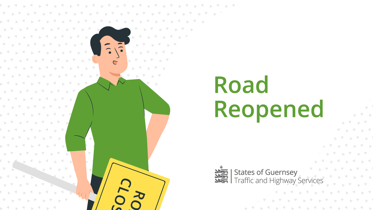 ✅ Road reopened
📍 Rectory Hill Junction

The Rue Piette, Rue Des Presbytere and Rohais De Haut at Rectory Hill Junction have all been reopened to traffic.

Take a look at the latest roadworks and traffic management at roadworks.gov.gg