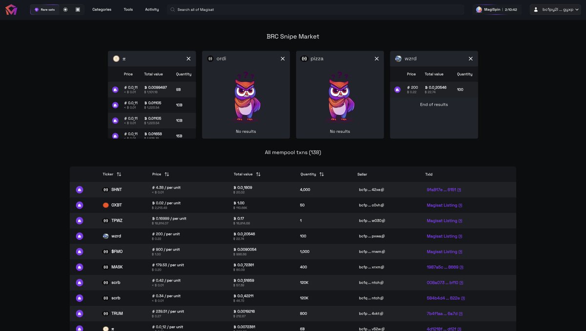 I've watched the market create a ton of token standards for Bitcoin. I don't think I've seen any standard much better than the first: BRC-20. 

That's why, at <a href="/Magisat_io/">Magisat</a> we started focusing more on BRC-20. If we don't have a much better one, it might as well be the first.

Our