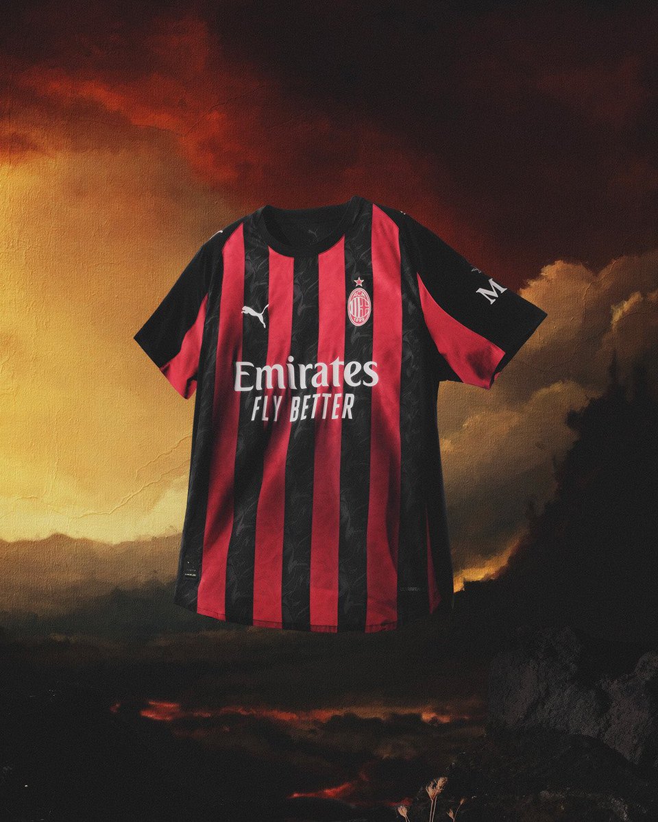 AC Milan and PUMA unveil devil-inspired 2025/26 home kit., image size:960x1200