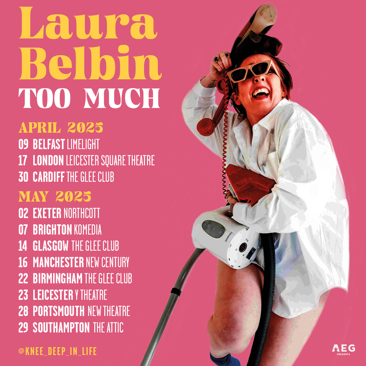 Coming up tonight in our Main Room! 🕖👇

Laura Belbin: Too Much

Doors: 7pm
Last entry: 7:30pm
Approx finish: 10pm

🎟️ Tickets can be purchased on the door or in advance from bit.ly/LauraBelbinBham