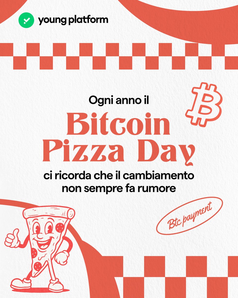 Ma quanto è bello festeggiare il Bitcoin Pizza Day con un nuovo ATH? 😄

Soprattutto se questo arriva cinque mesi dopo il precedente e dopo un periodo in cui molti avevano già decretato la fine dell'attuale bull market.

Questa giornata è estremamente importante per noi Bitcoiner