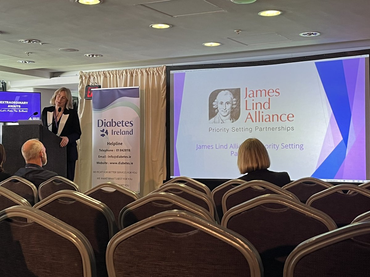 Dr. Christine Newman sharing results of the Top 10 Type 1 Diabetes Research Priorities, James Lind Alliance Priority Setting Partnership at DICE 2025