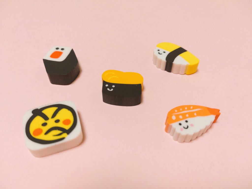 魚べいのガチャ🍣お寿司消しゴム
いい感じ⁽⁠⁽⁠ଘ⁠(⁠ ⁠ˊ⁠ᵕ⁠ˋ⁠ ⁠)⁠ଓ⁠⁾⁠⁾💛
#魚べい #ガチャガチャ