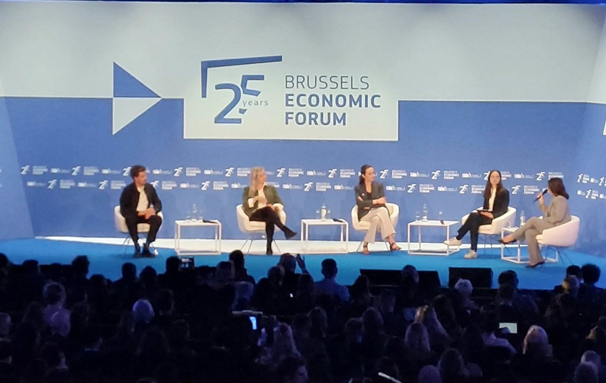Attending the 25th Brussels Economic Forum