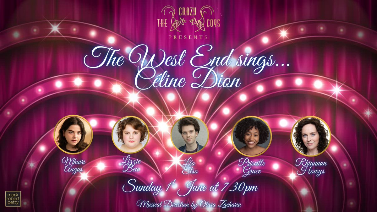 The Crazy Coqs Presents (@theccpresents) on Twitter photo Join us on Sunday 1st June at 7.30pm when <a href="/TheCCPresents/">The Crazy Coqs Presents</a> The West End Sings Céline Dion #CelineDion <a href="/CrazyCoqs/">Crazy Coqs</a> with #MhairiAngus <a href="/LizzieBea3/">Lizzie Bea</a> <a href="/LeoElso/">Léø Elso</a> <a href="/PriscilleGrace2/">Priscille Grace</a> & <a href="/rhiannonhowys/">Rhiannonhowys</a> Host: @markrobertpetty Musical Director: <a href="/oliviazacharia/">Olivia Zacharia</a>
brasseriezedel.com/events/cc-pres… Join us on Sunday 1st June at 7.30pm when <a href="/TheCCPresents/">The Crazy Coqs Presents</a> The West End Sings Céline Dion #CelineDion <a href="/CrazyCoqs/">Crazy Coqs</a> with #MhairiAngus <a href="/LizzieBea3/">Lizzie Bea</a> <a href="/LeoElso/">Léø Elso</a> <a href="/PriscilleGrace2/">Priscille Grace</a> & <a href="/rhiannonhowys/">Rhiannonhowys</a> Host: @markrobertpetty Musical Director: <a href="/oliviazacharia/">Olivia Zacharia</a>
brasseriezedel.com/events/cc-pres…