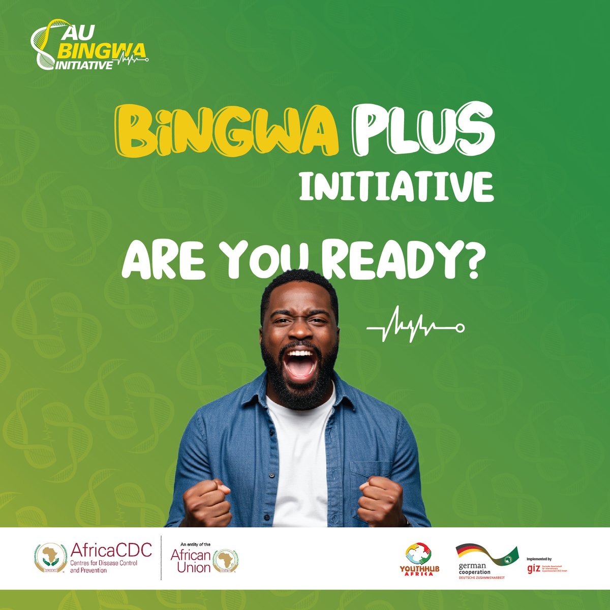 Africa CDC Youth (@africacdcyouth) on Twitter photo Happening 27β30 May in Abuja: <a href="/AfricaCDC/">Africa CDC</a>βs Bingwa PLUS Y-Health Pitch! 30 youth innovators. Bold health solutions. One mission, youth shaping a healthier, self-reliant Africa. Stay tuned as we spotlight ideas transforming public health! #BingwaPLUS Happening 27β30 May in Abuja: <a href="/AfricaCDC/">Africa CDC</a>βs Bingwa PLUS Y-Health Pitch! 30 youth innovators. Bold health solutions. One mission, youth shaping a healthier, self-reliant Africa. Stay tuned as we spotlight ideas transforming public health! #BingwaPLUS