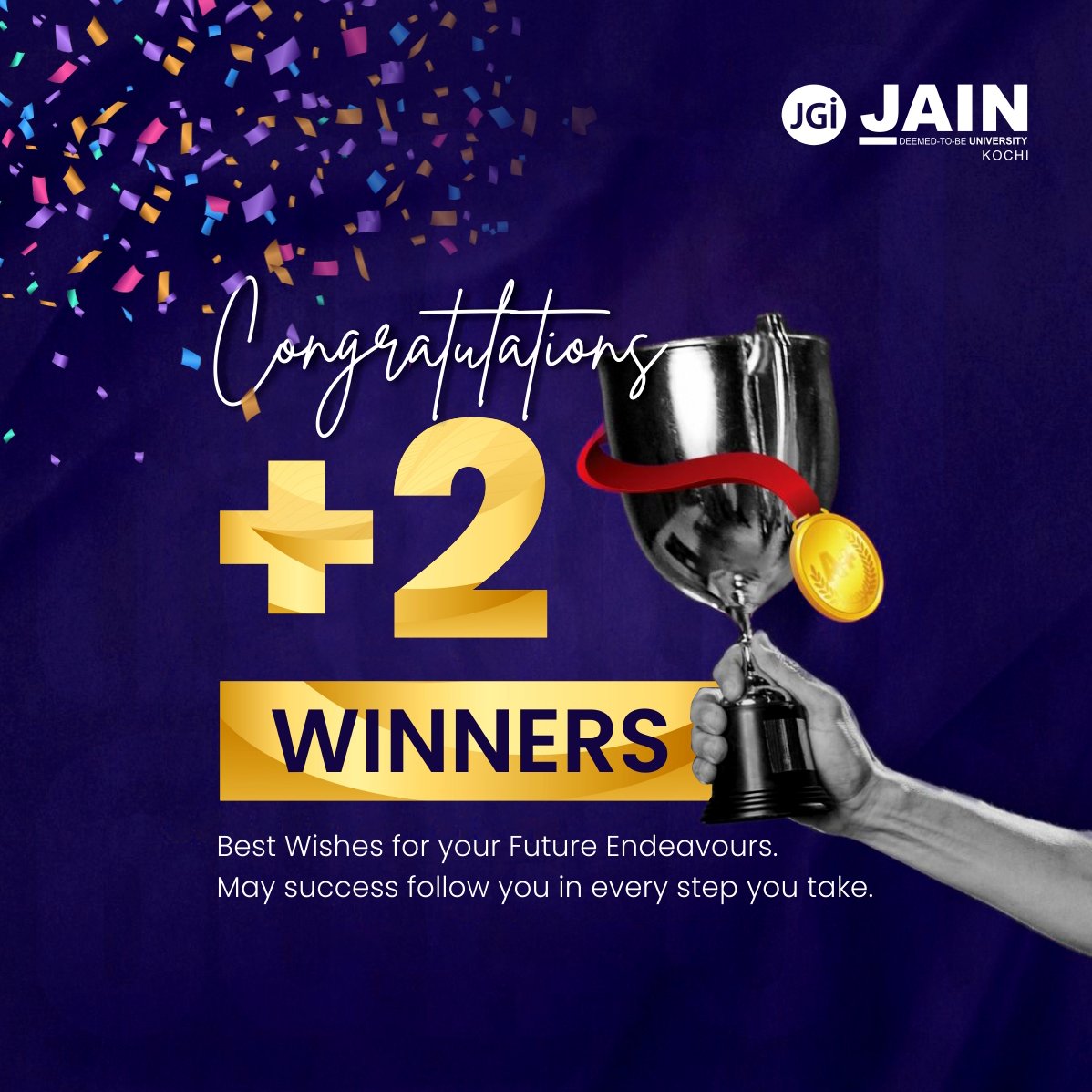 jain_kochi's tweet image. Congratulations to all the Plus Two stars our there! Your hard work, dedication, and perseverance have paid off. Wishing you all the best for your bright future ahead – this is just the beginning!

#PlusTwoResults #Congratulations #ProudMoment #FutureStartsNow #StudentSuccess