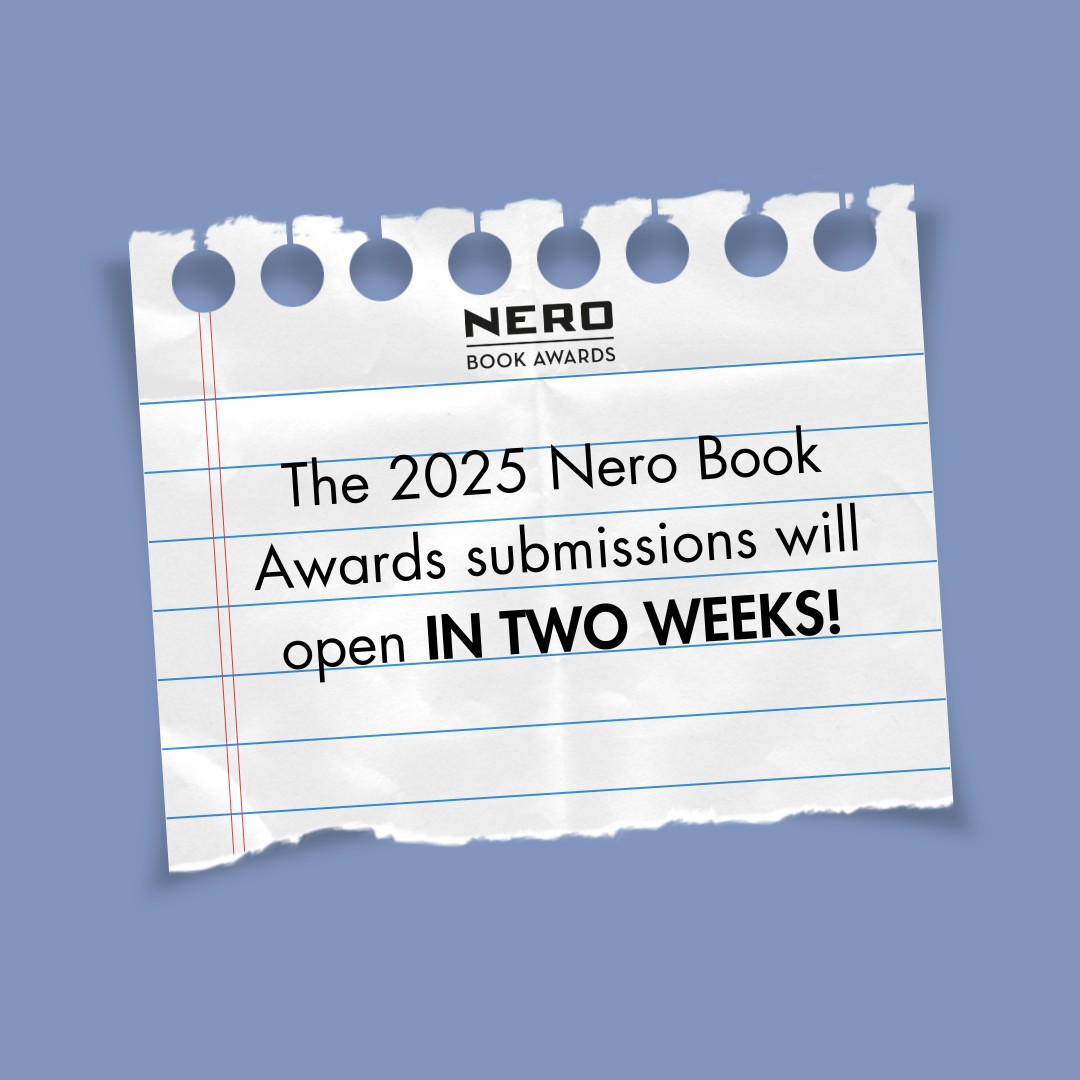 Publishers: Mark your calendars! Submissions for the 2025 Nero Book Awards open in two weeks 📆