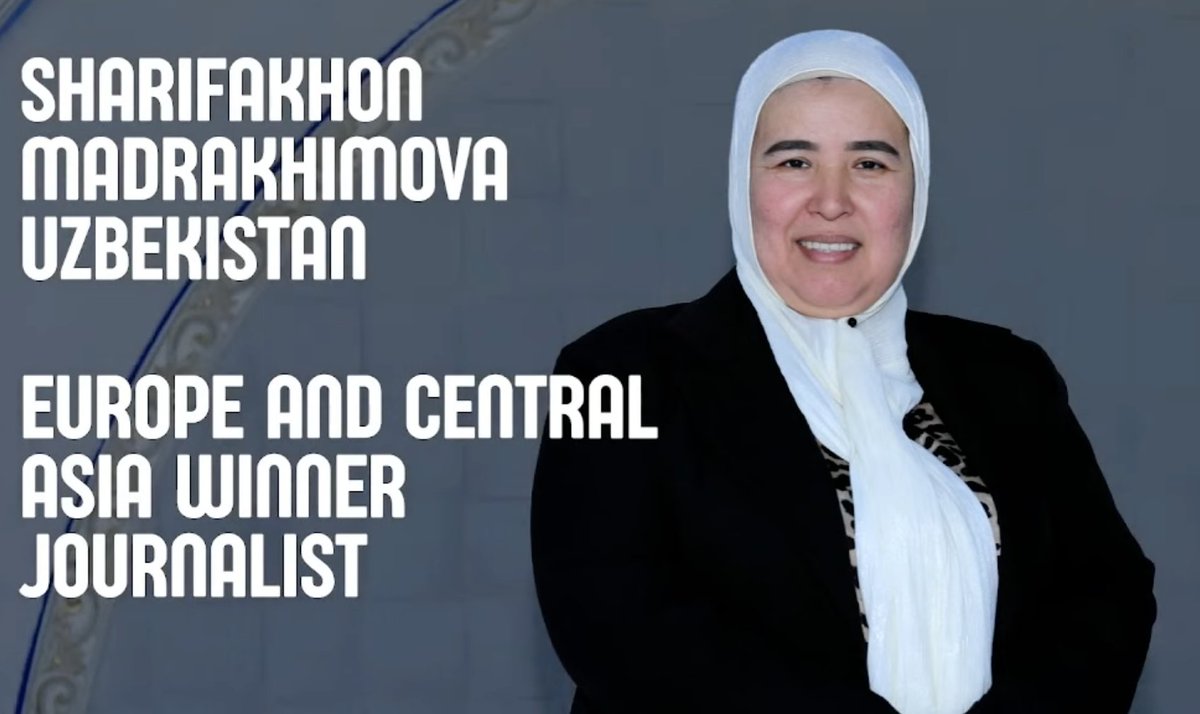Uzbek Forum for Human Rights (@uzbekforum) on Twitter photo "We see you, we hear you, we love you and we honor you." #Uzbek journalist and rights defender Sharifa Madrikhamova receives award from <a href="/FrontLineHRD/">Front Line Defenders</a>. Shame on <a href="/GOVuz/">GOV.UZ</a> for preventing her from attending the ceremony. <a href="/MaryLawlorhrds/">Mary Lawlor UN Special Rapporteur HRDs</a> "We see you, we hear you, we love you and we honor you." #Uzbek journalist and rights defender Sharifa Madrikhamova receives award from <a href="/FrontLineHRD/">Front Line Defenders</a>. Shame on <a href="/GOVuz/">GOV.UZ</a> for preventing her from attending the ceremony. <a href="/MaryLawlorhrds/">Mary Lawlor UN Special Rapporteur HRDs</a>