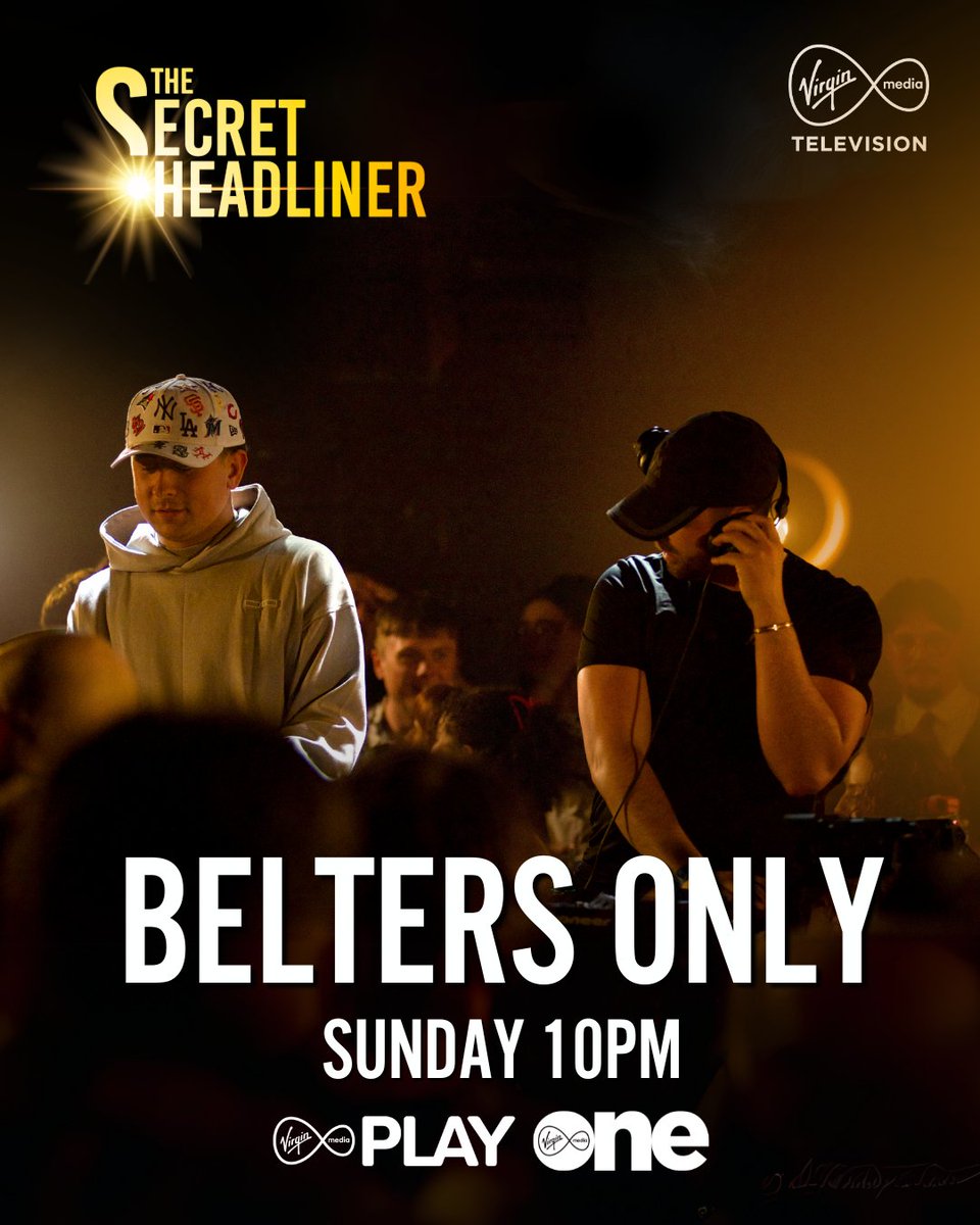 Virgin Media Television (@virginmedia_tv) on Twitter photo And your next Secret Headliners are... 🥁
<a href="/belters_only/">Belters Only</a>! ⭐
#TheSecretHeadliner | Sunday 10pm on Virgin Media Play & Virgin Media One 💻 And your next Secret Headliners are... 🥁
<a href="/belters_only/">Belters Only</a>! ⭐
#TheSecretHeadliner | Sunday 10pm on Virgin Media Play & Virgin Media One 💻