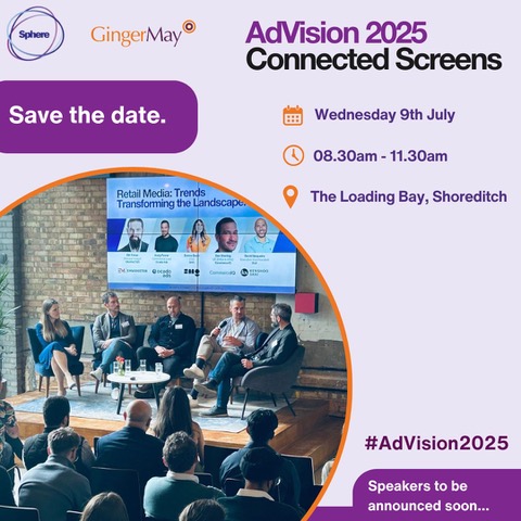 GingerMay (@teamgingermay) on Twitter photo We’re delighted to join forces with <a href="/agencyspheredi1/">Sphere Digital Recruitment</a> again for an unmissable event: AdVision 2025: Connected Screens.
Taking place on Wednesday 9 July, the event brings together established industry voices for a morning of networking and panel discussions. Save the date! We’re delighted to join forces with <a href="/agencyspheredi1/">Sphere Digital Recruitment</a> again for an unmissable event: AdVision 2025: Connected Screens.
Taking place on Wednesday 9 July, the event brings together established industry voices for a morning of networking and panel discussions. Save the date!
