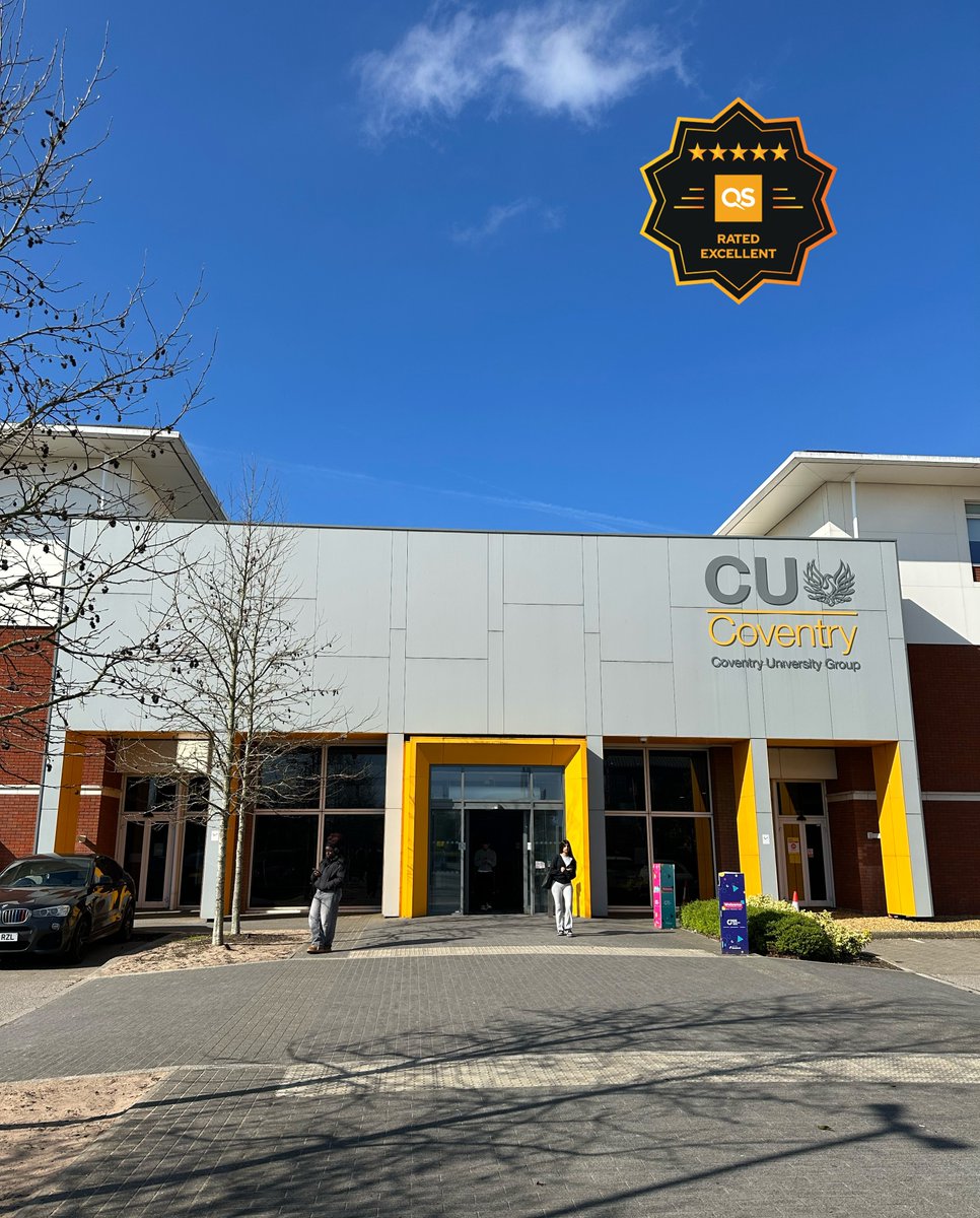 We are delighted to announce Coventry University Group has received 5 Stars in the @<a href="/QSCorporate/">QS Quacquarelli Symonds</a> Stars ratings.

The Group, which includes CU Coventry, is one of only two institutions to gain the 5 Stars in nine categories.

Read more here: pulse.ly/nncgxxxe18