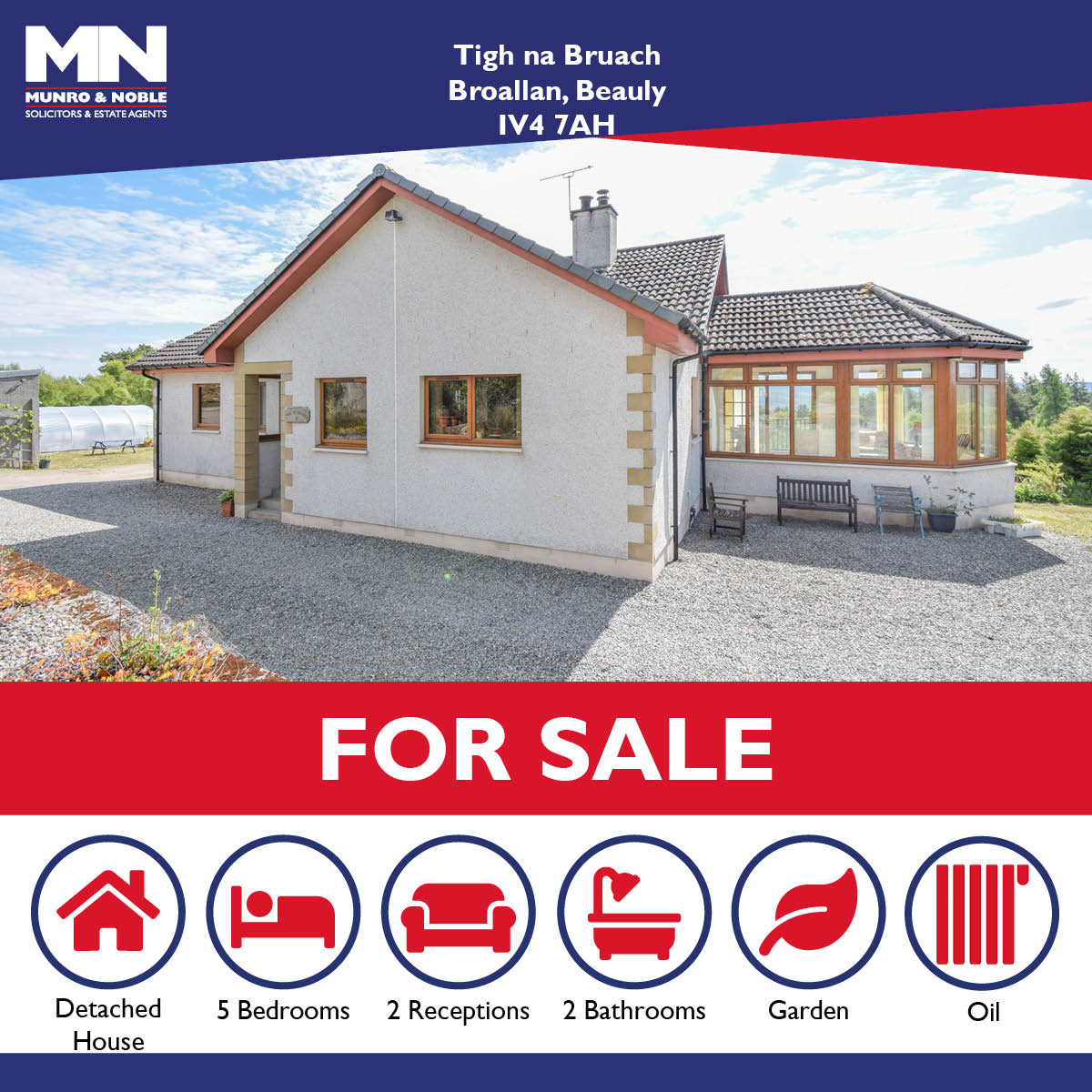 Munro and Noble's property of the day at Midday. To find out more go to munronoble.com/property/tign-… or call our Property team on 01463 22 55 33