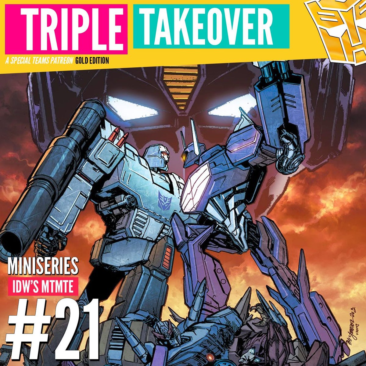 NEW MINISERIES! It's time for the next chapter of our IDW's More Than Meets the Eye miniseries! We're back for the final part of the big crossover Dark Cybertron, and this one might have split opinions somewhat... how well does it all wrap up? 

Now LIVE on our Patreon for GBCs!