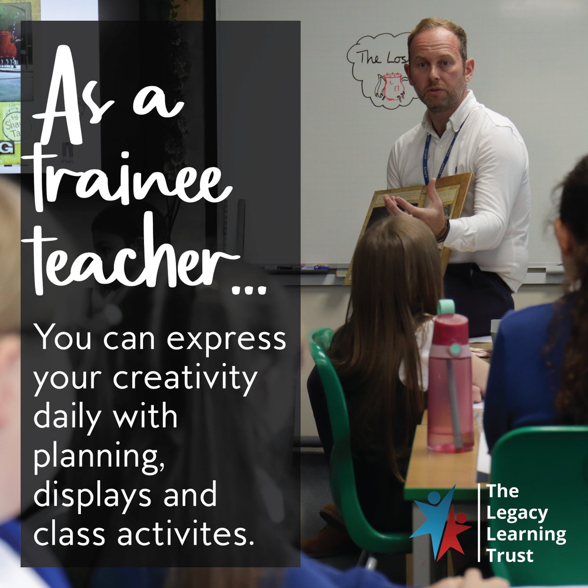 Are you ready to shape the future? 🤔

👩‍🏫👨‍🏫 Start your journey to becoming a teacher today with TLLT.

✨  We're looking for the next generation of inspiring teachers.

Take a look at some of the reasons why teaching is such a special vocation below! 👇