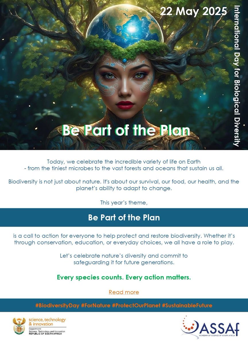 International Day for Biological Diversity 
#BiodiversityDay #ForNature #ProtectOurPlanet #SustainableFuture
