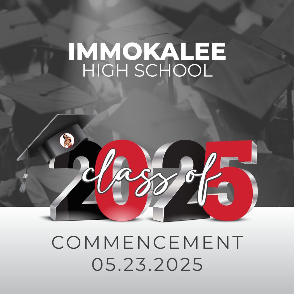 Congratulations to our Class of 2025! You have reached an incredible milestone, &amp; we are #CCPSProud of each and every one of you! For commencement ceremony details &amp; live streaming options, please visit collierschools.com/IHSgrad. Enjoy every moment, Indians!