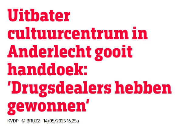 Dat je als burgemeester accepteert dat je gemeenschap op zo'n manier wordt kapotgemaakt, dat is buitengewoon schandelijk. #brussel #drugsoorlog