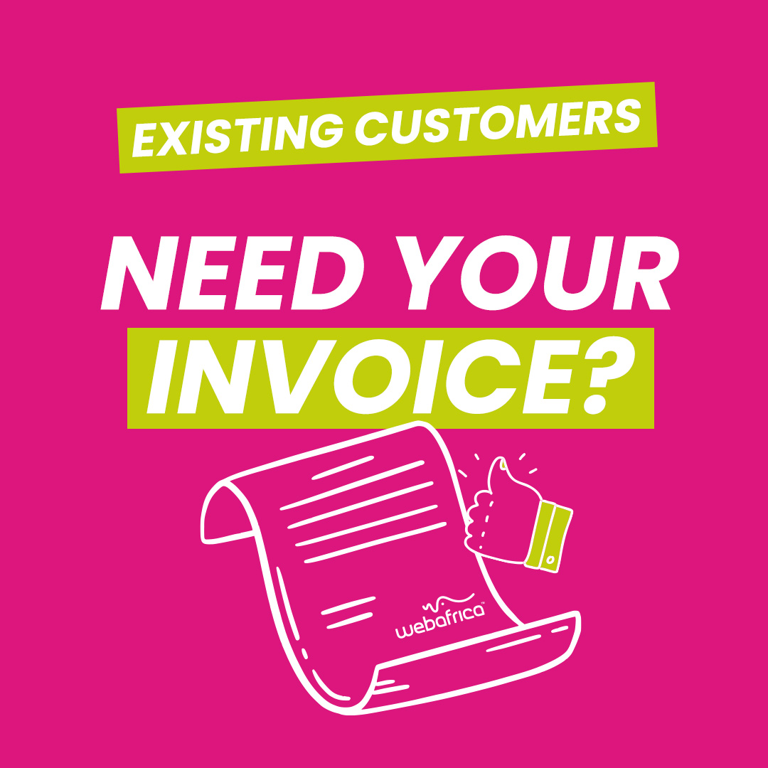 Looking for your Webafrica invoice? Here's a quick and easy guide to help you view and download from your Customer Zone 👉 bit.ly/438vNFP