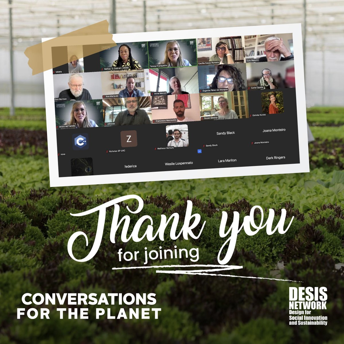 DESIS Network tweet media