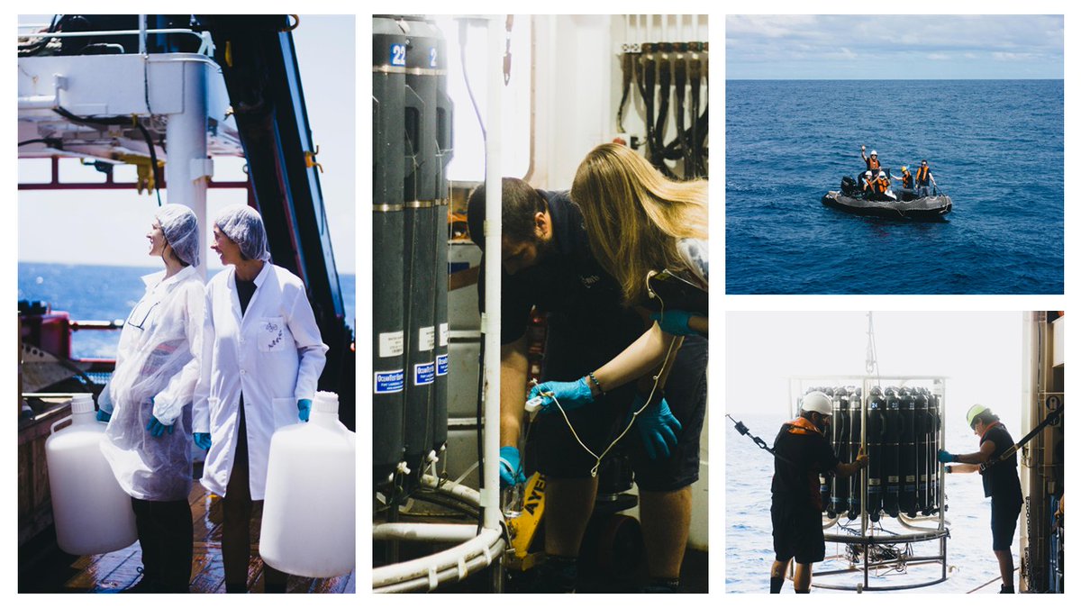 GroupBiological's tweet image. 🌊 Charting carbon currents! As part of the @Oceanicu_carbon project, we embarked on a research cruise from Namibia to Gran Canaria aboard RV Sarmiento de Gamboa to study how the ocean captures CO₂—and how climate stressors may affect its role as a carbon sink🚢 #ClimateScience