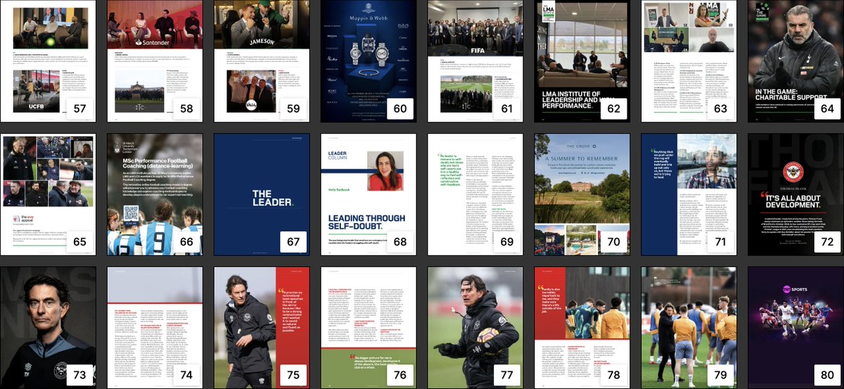 St Mary's University Performance Football Coaching (@stmaryspfc) on Twitter photo Did you see this month release of the League Managers Association 'The Manager' magazine? Did you spot our advert?
As part of the <a href="/YourStMarys/">St Mary's University</a> partnership with the LMA/LCA we were delighted to showcase our content to members.
Still time to apply 👉 bit.ly/StMarysPFC Did you see this month release of the League Managers Association 'The Manager' magazine? Did you spot our advert?
As part of the <a href="/YourStMarys/">St Mary's University</a> partnership with the LMA/LCA we were delighted to showcase our content to members.
Still time to apply 👉 bit.ly/StMarysPFC