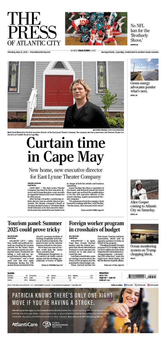 Nicholas Huba (@acpresshuba) on Twitter photo Front page of today’s <a href="/ThePressofAC/">Press of AC</a> featuring stories by <a href="/ACPressJackson/">Vincent Jackson</a> <a href="/Jerseynews_Bill/">Bill Barlow</a> <a href="/WayneParryACP/">Wayne Parry</a> Front page of today’s <a href="/ThePressofAC/">Press of AC</a> featuring stories by <a href="/ACPressJackson/">Vincent Jackson</a> <a href="/Jerseynews_Bill/">Bill Barlow</a> <a href="/WayneParryACP/">Wayne Parry</a>