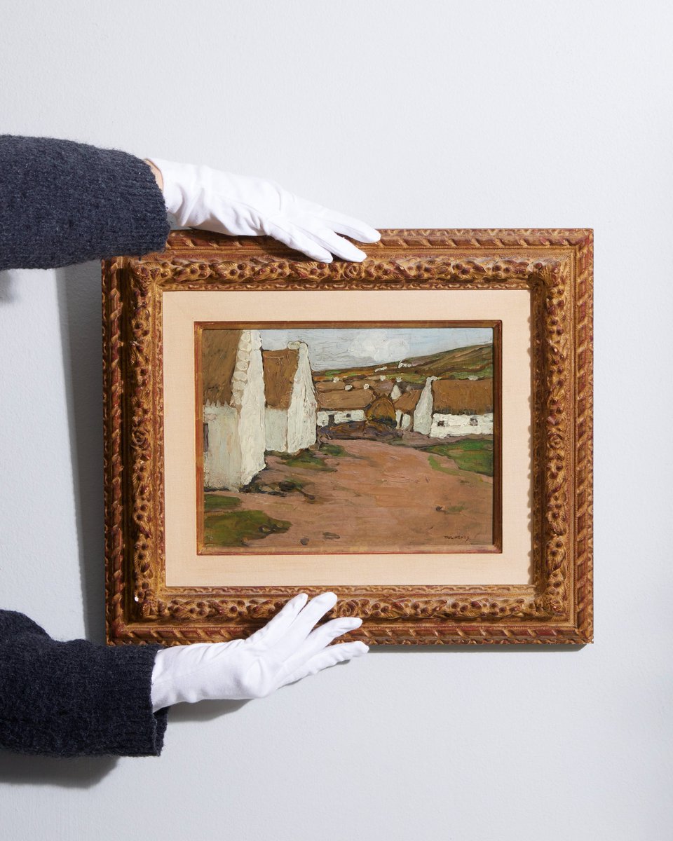 In 1912 Paul Henry and his wife, the artist Grace Henry, left England and settled on Achill Island where they spent seven productive years painting the local people and landscape.

See this work by P. Henry in our gallery, 38 Molesworth Street, Dublin this week and weekend, daily