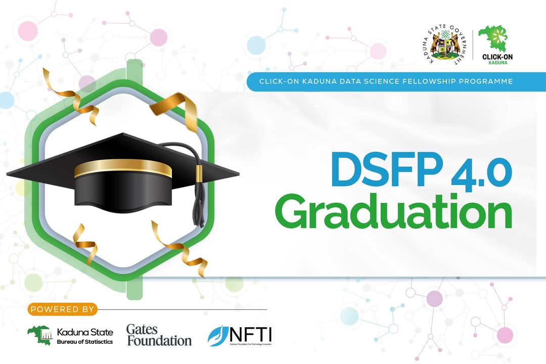 Click-On Kaduna (@clickonkaduna) on Twitter photo Africa’s next generation of data changemakers is ready.
They came in as learners, and today, they are set to leave as leaders.
We are set to graduate:
🔹 15 budding Machine Learning & AI Specialists
🔹 15 budding Data Engineers
🔹 10 GIS Analysts.
Congratulations to the Africa’s next generation of data changemakers is ready.
They came in as learners, and today, they are set to leave as leaders.
We are set to graduate:
🔹 15 budding Machine Learning & AI Specialists
🔹 15 budding Data Engineers
🔹 10 GIS Analysts.
Congratulations to the