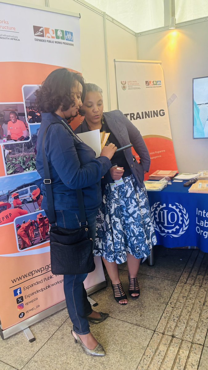 ILO Pretoria (@ilo_pretoria) on Twitter photo 🤝Great interest at the <a href="/ilo_pretoria/">ILO Pretoria</a> and <a href="/DepartmentPWI/">Department Of Public Works and Infrastructure</a> exhibition stand.
Engaging conversations, shared experiences & innovative ideas on South Africa labour based approaches, #decentwork & inclusive development.
<a href="/ilo/">International Labour Organization</a> <a href="/GamaSibanda/">Gamelihle Sibanda</a> 🤝Great interest at the <a href="/ilo_pretoria/">ILO Pretoria</a> and <a href="/DepartmentPWI/">Department Of Public Works and Infrastructure</a> exhibition stand.
Engaging conversations, shared experiences & innovative ideas on South Africa labour based approaches, #decentwork & inclusive development.
<a href="/ilo/">International Labour Organization</a> <a href="/GamaSibanda/">Gamelihle Sibanda</a>